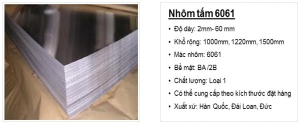 Nhôm tấm 6061